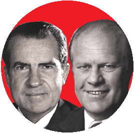 President Nixon and Gerald Ford